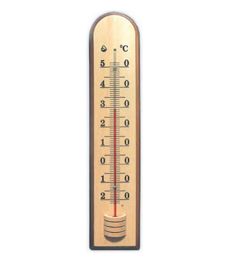 Комнатные термометры на деревянном основании Стеклоприбор